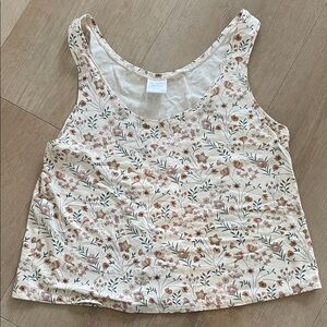 Floral Sleeveless Tank Top